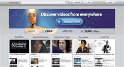 Desktop Screenshot of beta.mefeedia.com